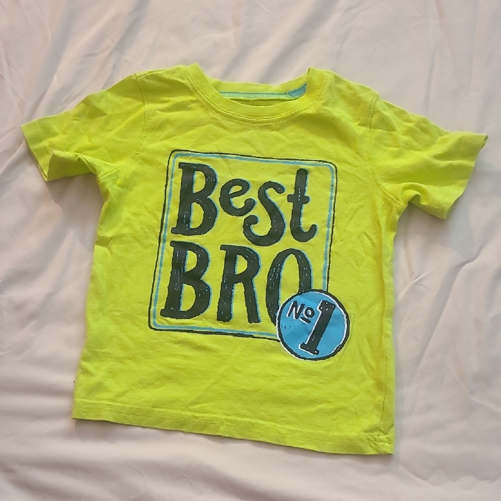 Jumping Beans Neon Yellow 'Best Bro' T-Shirt
